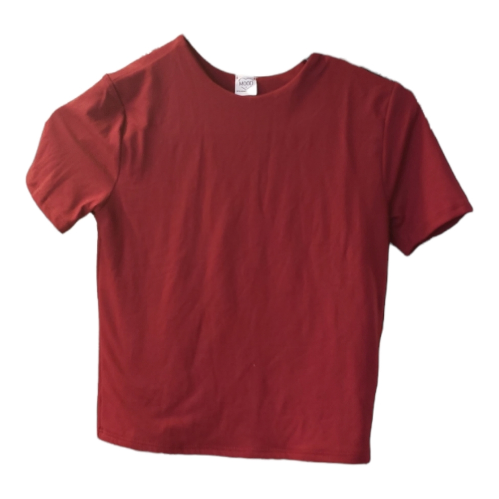 NEW. CROP TOP T-shirt.Super soft.MOOD Brand. MULTIPLE SIZE/COLORS (sku321